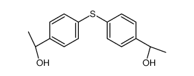 Bis-<4-(1-hydroxyaethyl)-phenyl>-sulfid Structure