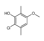 2-chloro-5-methoxy-3,6-dimethylphenol Structure
