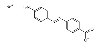 sodium 4-[(4-aminophenyl)azo]benzoate结构式