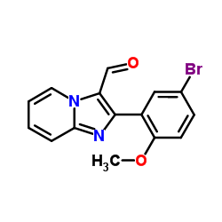 2-(5-Bromo-2-methoxyphenyl)imidazo[1,2-a]pyridine-3-carbaldehyde Structure