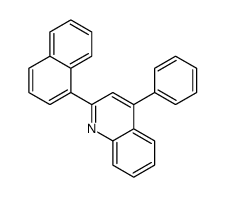 2-naphthalen-1-yl-4-phenylquinoline结构式