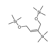 1,4-bis(trimethylsiloxy)-2-(trimethylsilyl)-2-butene结构式