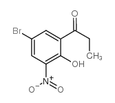 1-(5-bromo-2-hydroxy-3-nitrophenyl)propan-1-one Structure