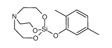 1-(2,5-dimethylphenoxy)silatrane结构式
