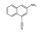 1-Naphthalenecarbonitrile,3-amino-(9CI)结构式