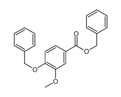 benzyl 3-methoxy-4-phenylmethoxybenzoate Structure