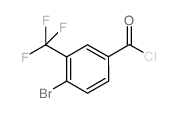 4-Bromo-3-(trifluoromethyl)benzoyl chloride结构式