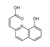 3-(8-HYDROXY-QUINOLIN-2-YL)-ACRYLIC ACID结构式