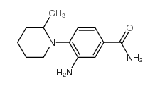 3-amino-4-(2-methylpiperidin-1-yl)benzamide structure