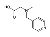 2-[methyl(pyridin-4-ylmethyl)amino]acetic acid结构式