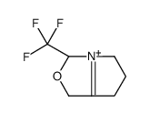 (3R)-3-(trifluoromethyl)-3,5,6,7-tetrahydro-1H-pyrrolo[1,2-c][1,3]oxazol-4-ium Structure