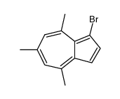 1-Brom-4,6,8-trimethylazulen结构式
