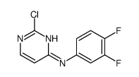 2-chloro-N-(3,4-difluorophenyl)pyrimidin-4-amine Structure