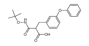 N-tert-butoxy-2-(3-phenoxybenzyl)malonamic acid结构式