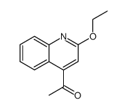Ketone, 2-ethoxy-4-quinolyl methyl (7CI) Structure
