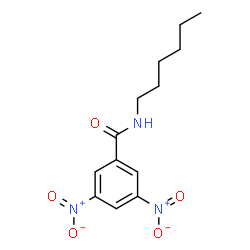 N-n-Hexyl-3,5-dinitrobenzamide structure