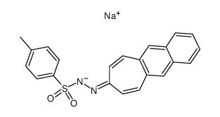 8H-Cycloheptanaphthalin-8-on-tosylhydrazon-Na-Salz结构式