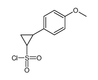 2-(4-methoxyphenyl)cyclopropane-1-sulfonyl chloride Structure