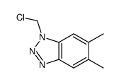 1H-Benzotriazole,1-(chloromethyl)-5,6-dimethyl-(9CI) structure