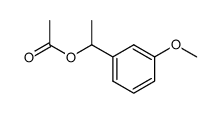 (+/-)-1-(3-methoxyphenyl)ethyl acetate Structure