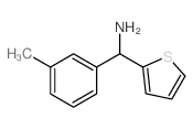 1-(3-methylphenyl)-1-(2-thienyl)methanamine Structure