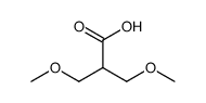 Propanoic acid, 3-methoxy-2-(methoxymethyl) Structure