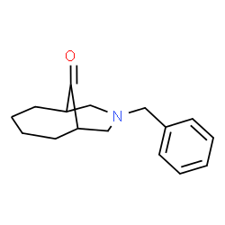 8-苄基-8-氮杂双环[4.3.1]癸-10-酮结构式
