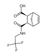 (1R,2S,3R,4S)-3-((2,2,2-trifluoroethyl)carbamoyl)bicyclo[2.2.1]hept-5-ene-2-carboxylic acid Structure