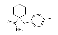 1-(p-tolylamino)cyclohexanecarboxamide结构式