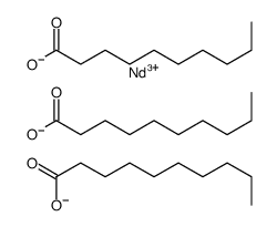 neodymium(3+) decanoate结构式