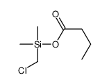 [chloromethyl(dimethyl)silyl] butanoate结构式