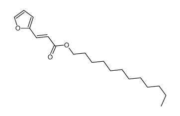 dodecyl 3-(furan-2-yl)prop-2-enoate结构式