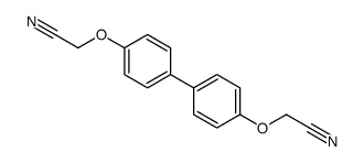 2-[4-[4-(cyanomethoxy)phenyl]phenoxy]acetonitrile Structure