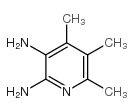 4,5,6-trimethylpyridine-2,3-diamine Structure