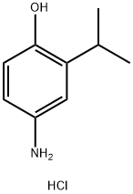 4-氨基-2-异丙基苯酚盐酸盐结构式
