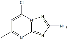 7-氯-5-甲基-[1,2,4]三唑[1,5-A]嘧啶-2-胺结构式