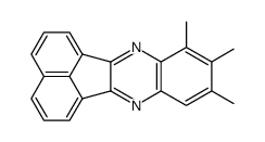 8,9,10-trimethyl-acenaphtho[1,2-b]quinoxaline结构式