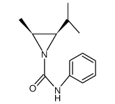 cis-2-Isopropyl-3-methylaziridin-phenylurethan Structure