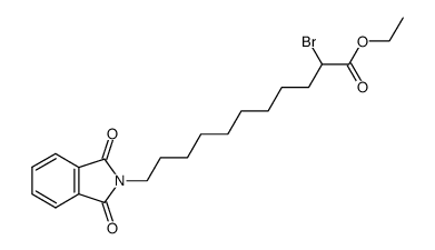 ethyl α-phosphono-ω-phthalimidoundecanoate Structure