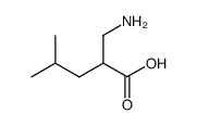 2-AMINOMETHYL-4-METHYL-PENTANOIC ACID结构式