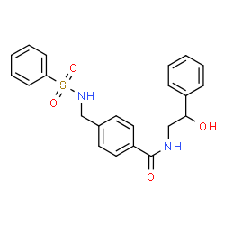 N-(2-Hydroxy-2-phenylethyl)-4-{[(phenylsulfonyl)amino]methyl}benzamide picture