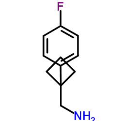 1-[1-(4-Fluorophenyl)cyclobutyl]methanamine Structure