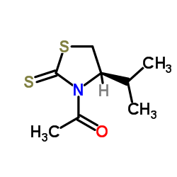 (S)-1-(4-isopropyl-2-thioxothiazolidin-3-yl)ethanone Structure