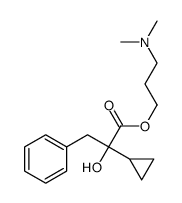 3-(dimethylamino)propyl 2-cyclopropyl-2-hydroxy-3-phenylpropanoate Structure