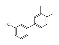 3-(4-fluoro-3-methylphenyl)phenol structure