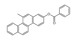 11-methylchrysen-2-yl benzoate结构式