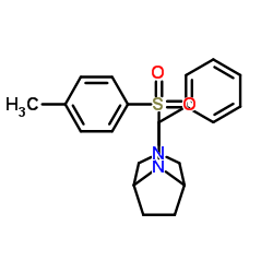 3-Benzyl-8-[(4-methylphenyl)sulfonyl]-3,8-diazabicyclo[3.2.1]octane Structure