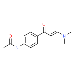 N-(4-[(2E)-3-(dimethylamino)prop-2-enoyl]phenyl)acetamide Structure
