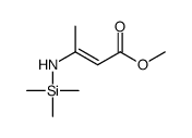 methyl 3-(trimethylsilylamino)but-2-enoate Structure