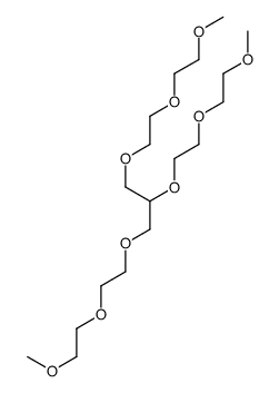 1,2,3-tris[2-(2-methoxyethoxy)ethoxy]propane结构式